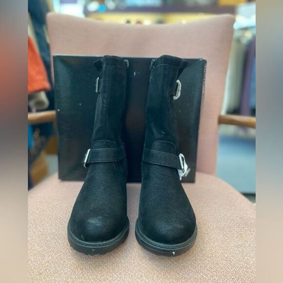 New Relativity black re-harlick 7M boots 1 1/2" - Picture 1 of 4